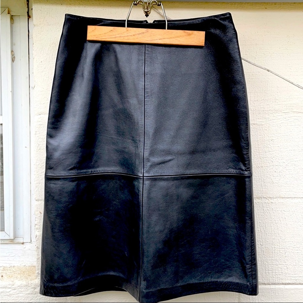 100% Genuine Leather Skirt